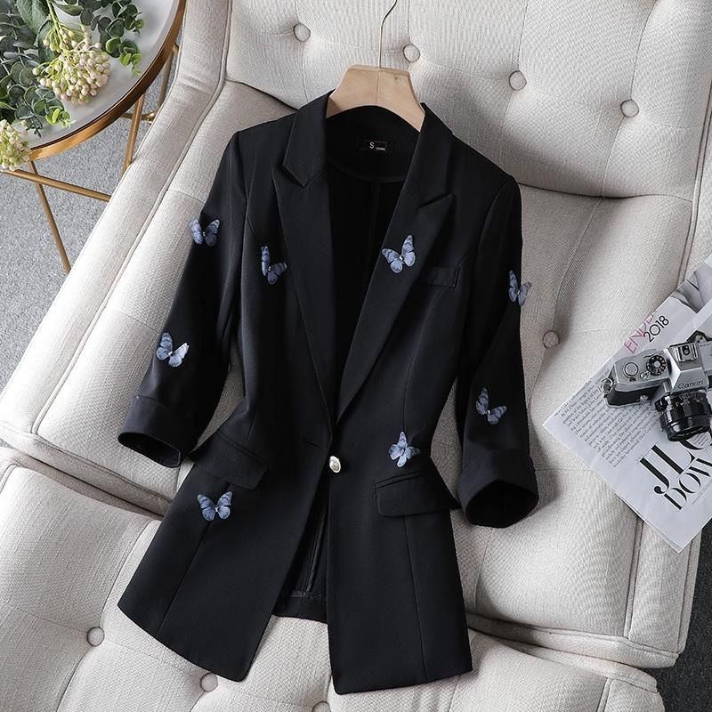 Áo Khoác Vest Mỏng Thắt Nơ In Họa Tiết Thời Trang Dành Cho Nữ