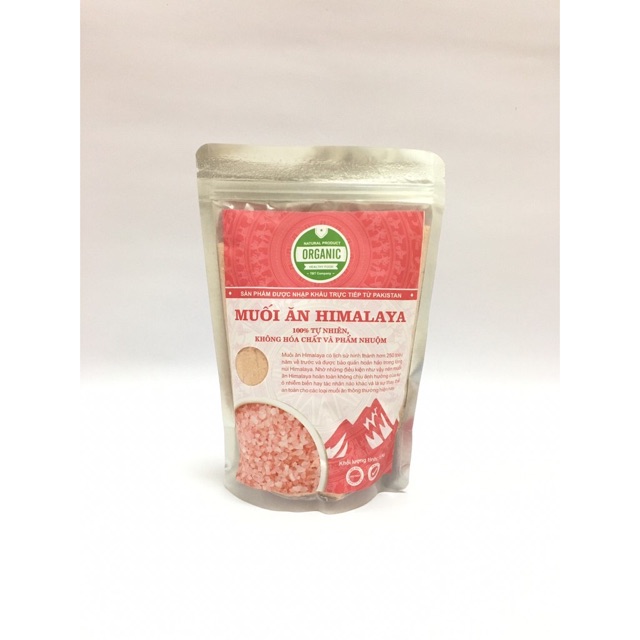 Muối hồng / muối hồng Himalaya hạt mịn nấu ăn, nấu sữa...100gr (Pakistan)
