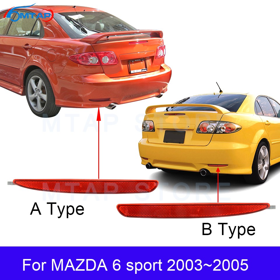 Đèn Sương Mù Gắn Cản Sau Xe Hơi mazda 6 m6 sedan wagon mps gy 2002 2003 2004 2005 2006 2007 2008 2009 2010-2015