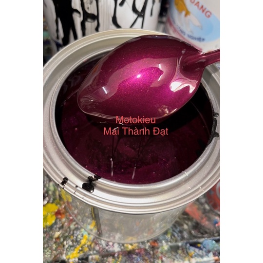 Sơn Màu Camay Violet Fatale  ( Sơn oto - xe máy ) Đóng lon 1kg . MotokieuMaiThànhĐạt