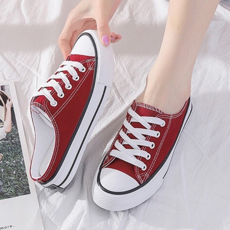 GIày Vải Nữ DVT07 Phiên Bản Sục Đi Tiện Lợi Cá Tính