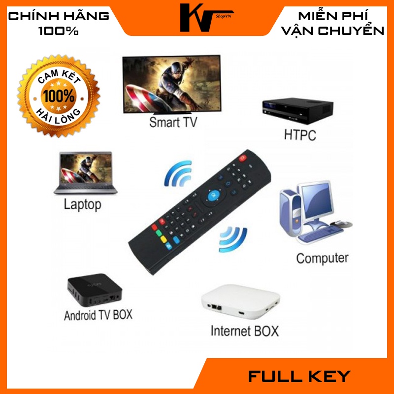 Chuột bay tích hợp bàn phím KM800, phím học lệnh hồng ngoại cho Android TV Box