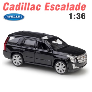 Mô hình xe ô tô mini Cadillac Escalate 1:36 xe bằng kim loại mở được 2 cửa xe đồ chơi trẻ em
