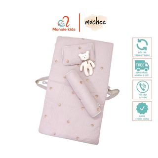 Thảm nằm Mochee chần bông gấp gọn cho bé 120x70cm mềm mại - Monnie Kids