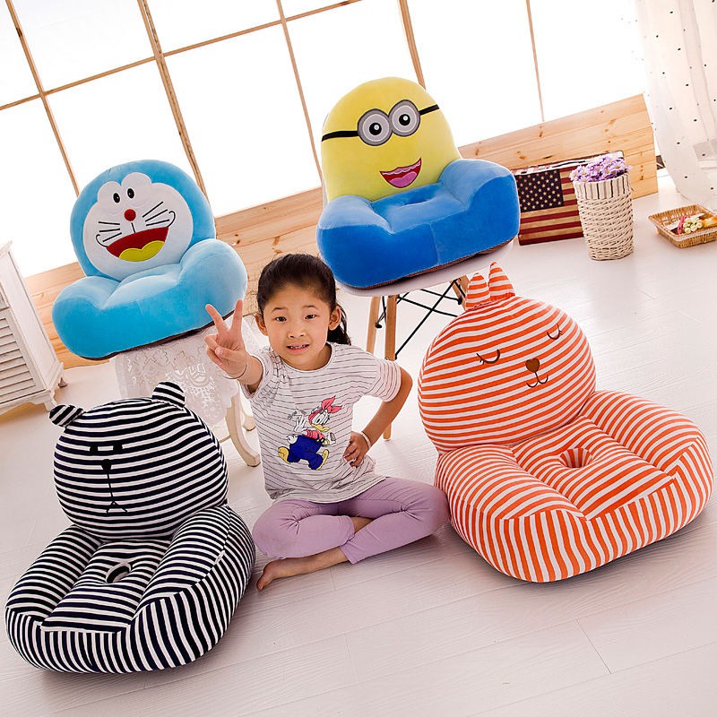 Ghế sofa nhỏ cho trẻ em mẫu giáo lười hoạt hình dễ thương có thể tháo rời và giặt được quà tặng sinh nhật bé