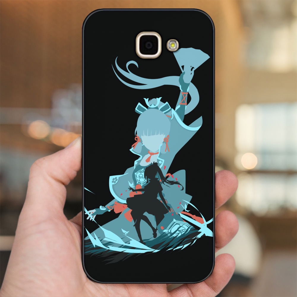 Ốp lưng Samsung A9 Pro viền đen in hình Ayaka Genshin Impact