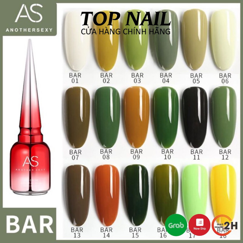 Sơn gel AS mới 2020 mã BAR(lẻ)