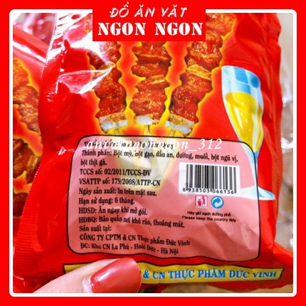 Gói Snack Thịt Xiên QuayFREESHIPHot Cổng Trường-Trở Về Tuổi Thơ