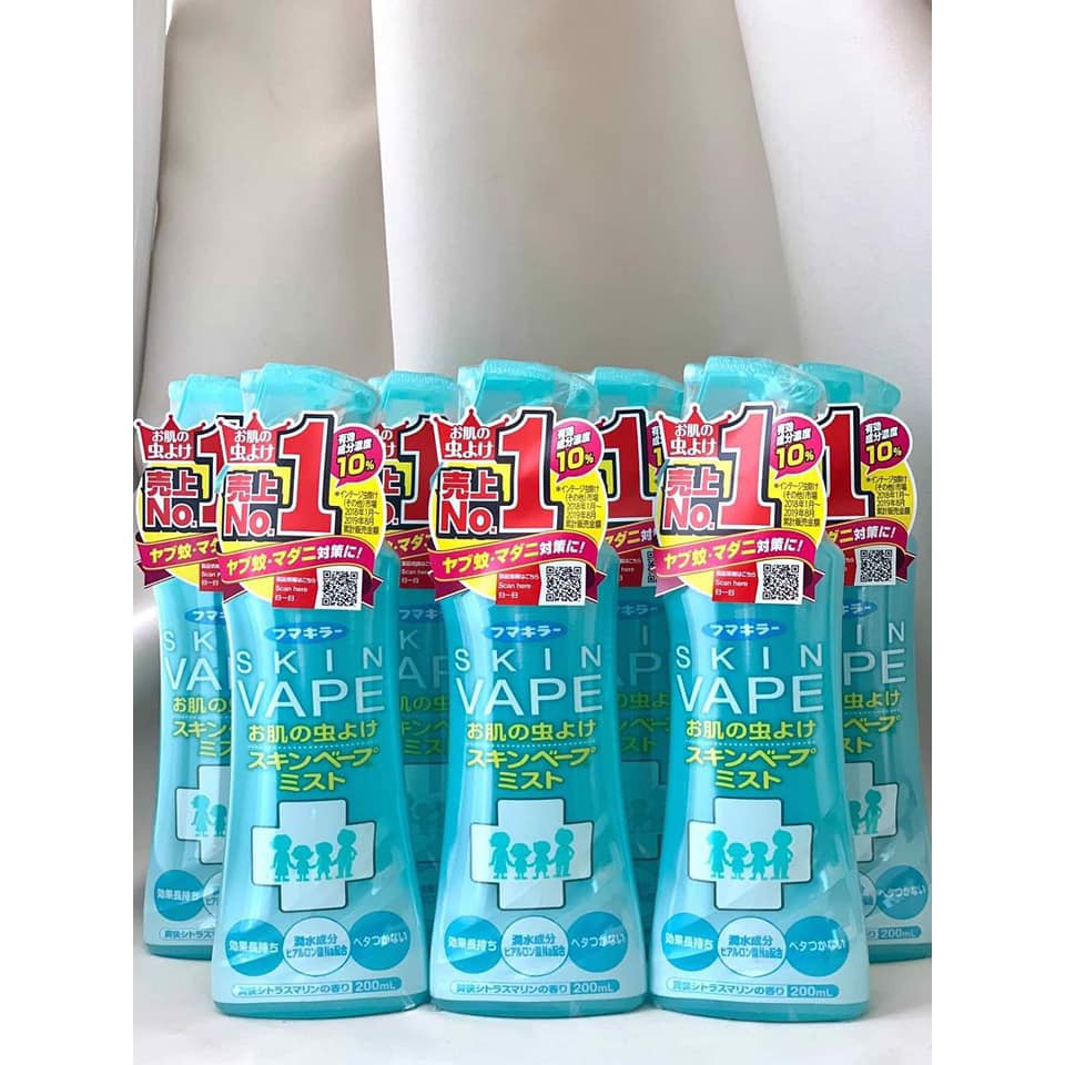 TiniMart-Xịt chống muỗi Skin Vape Hello Kitty Nhật chai 200ml