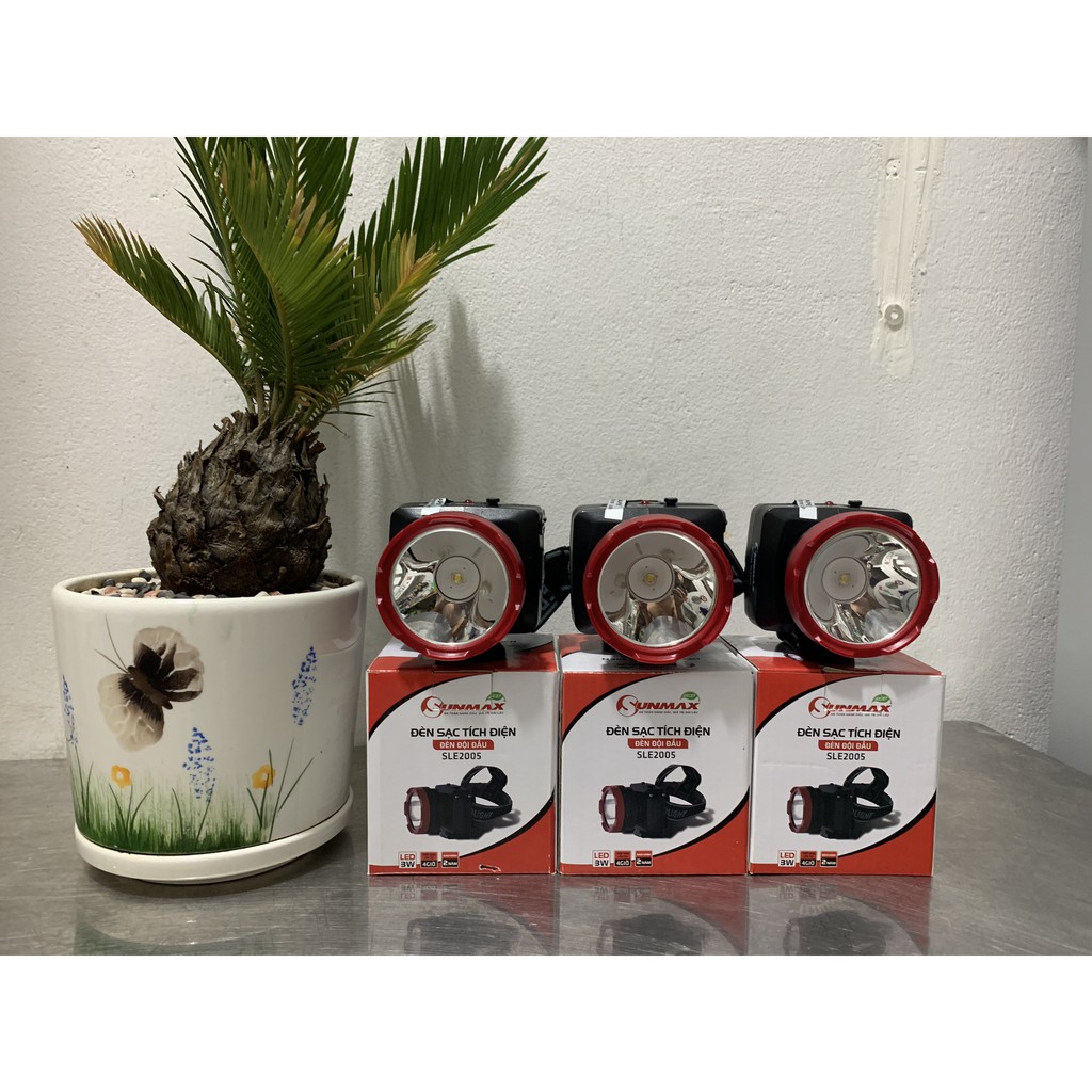 Đèn sạc đội đầu LED Sunmax SLE2005/3A(3500K)