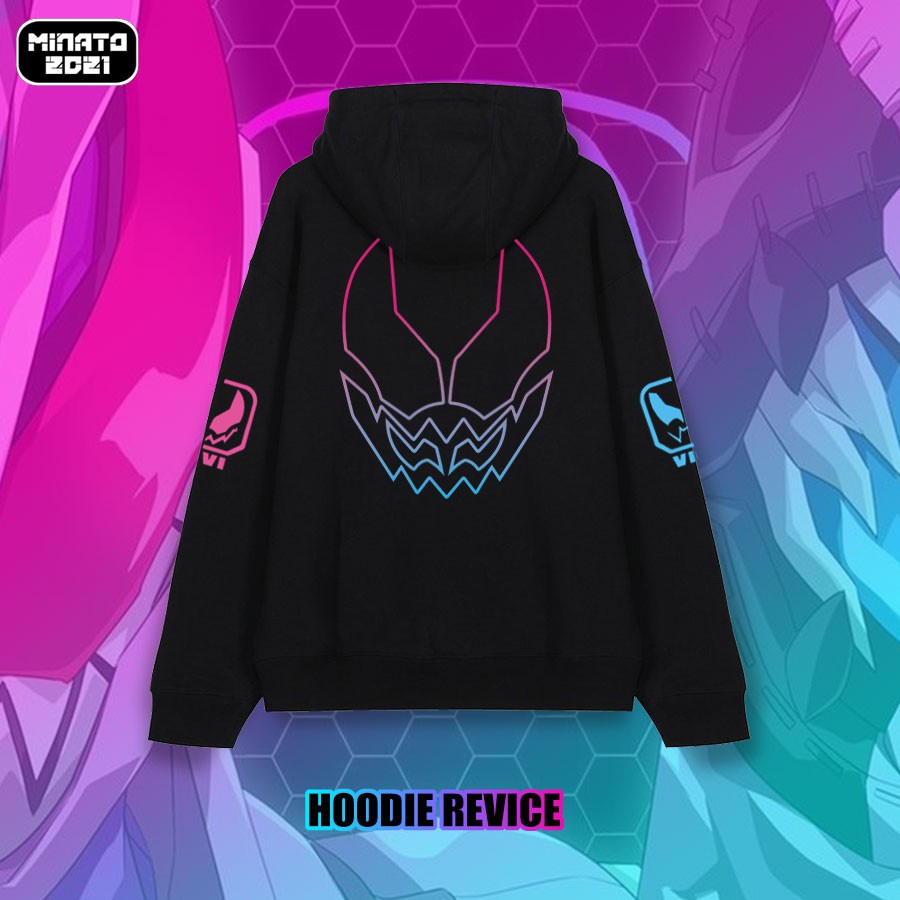 ◑✼Áo Lạnh Hoodie Kamen Rider Revice & Ex Aid Unisex