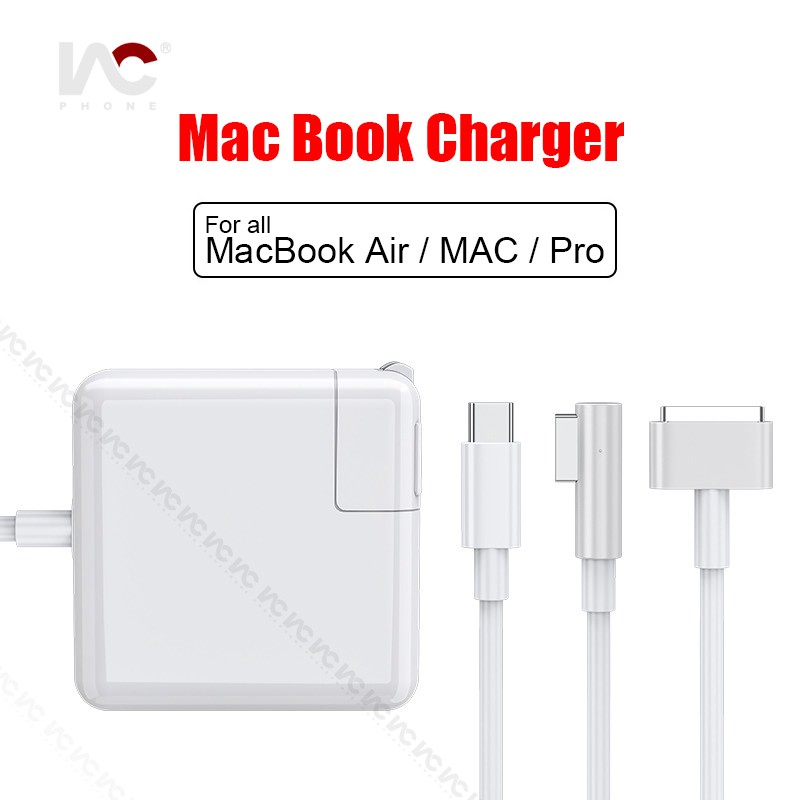 Mac Book Pro Charger Updated Version, 45W 60W 85W 61W USB-C to Type-C Ac Power Adapter Replacement for MacBook Pro 17/15/13 Inch