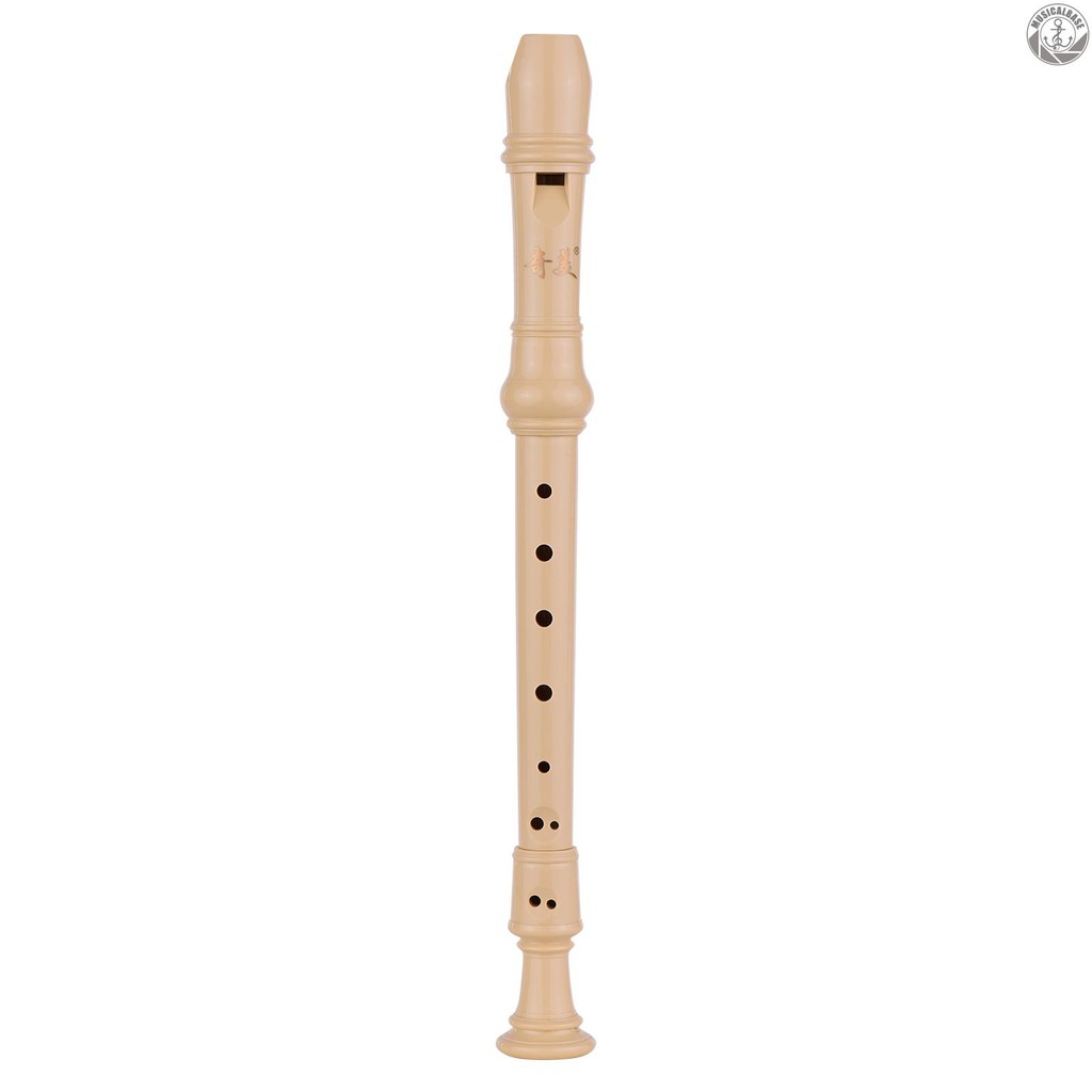 Ống Sáo Soprano 8 Lỗ Có Dây Đeo Ngón Tay Bằng Da Pu