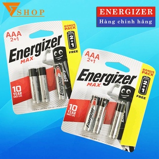 Combo 2 vỉ pin AAA Energizer Alkaline chính hãng ( 1 vỉ 3 viên )