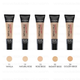 Phấn nền ko trôi infallible 24h matte