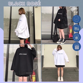 Áo sweater thu đông nữ nam chất nỉ da cá dài tay unisex