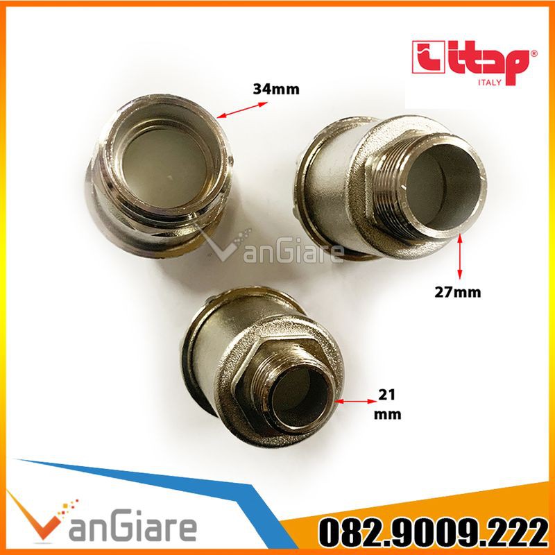Van xả khí tự động đồng mạ crom ren Itap Italy PN10