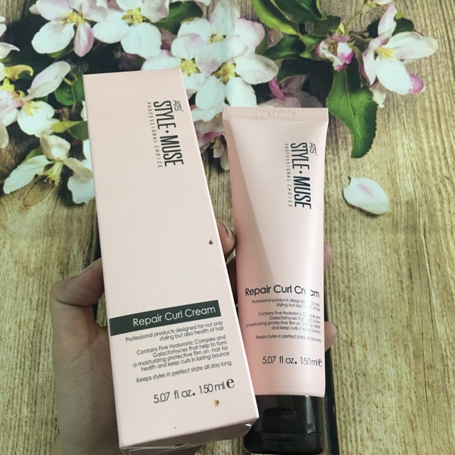 KEM TẠO KIỂU PHỤC HỒI DÀNH CHO TÓC XOĂN ATS REPAIR CURL STYLE MUSE CREAM HÀN QUỐC 150ml