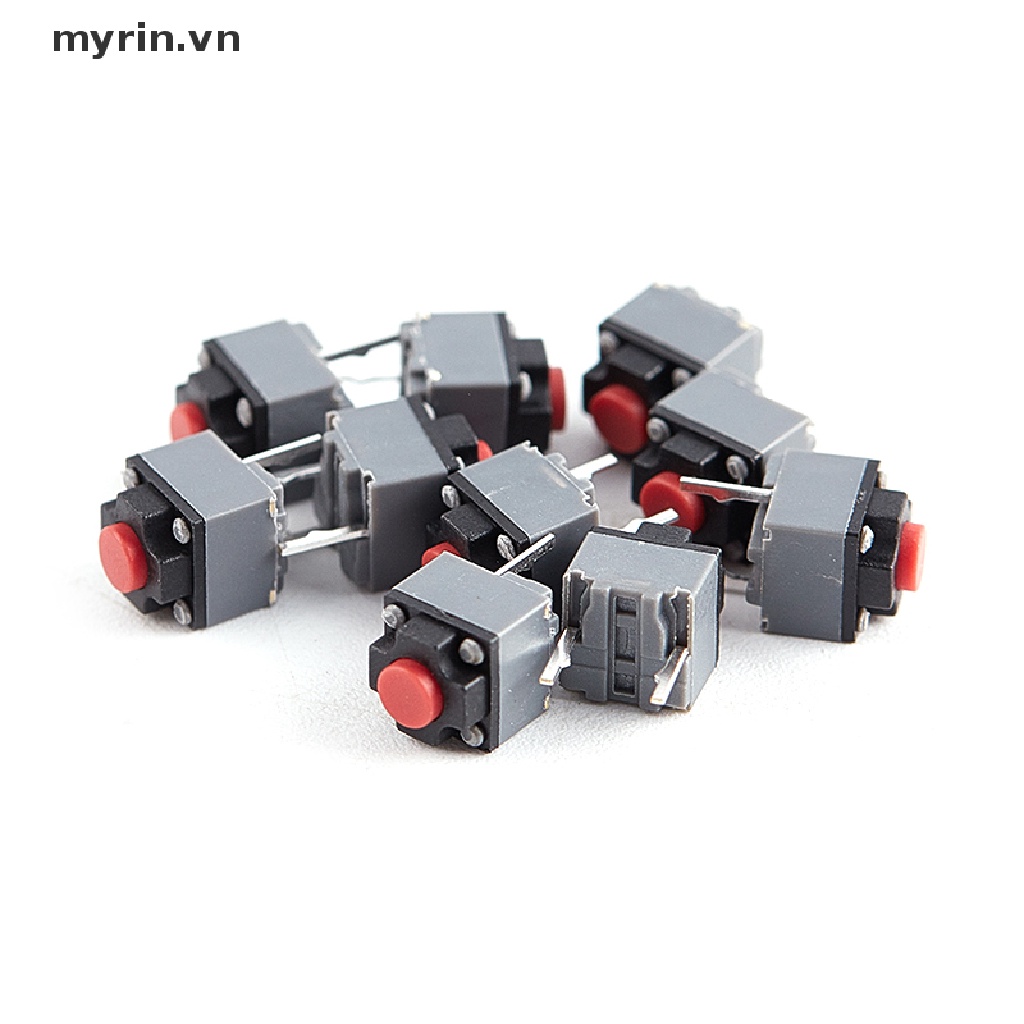 Set 10 Nút Công Tắc Micro Không Dây 6 * 6 * 7.3 Im Lặng Chuyên Dụng