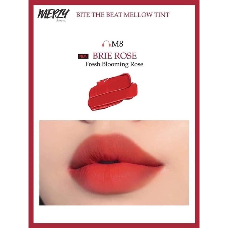 [Bản mới] Son Kem Lì Siêu Mịn Merzy Bite The Beat Mellow Tint | Thế Giới Skin Care