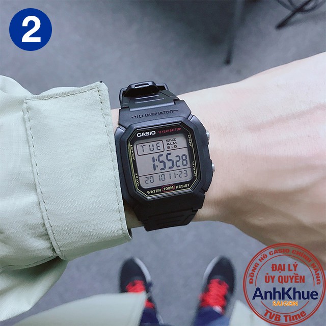 Đồng hồ nam dây nhựa Casio Standard chính hãng Anh Khuê W-800 Series | BigBuy360 - bigbuy360.vn