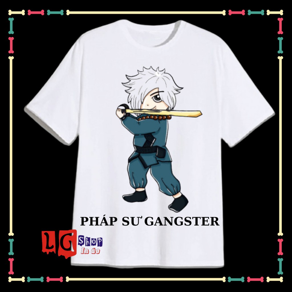 Áo Thun Xịn Xò cho bé Trai in hình Pháp sư Gangster - Biệt đội Gangster ( Từ 10 kg đến 90kg, đủ size áo)