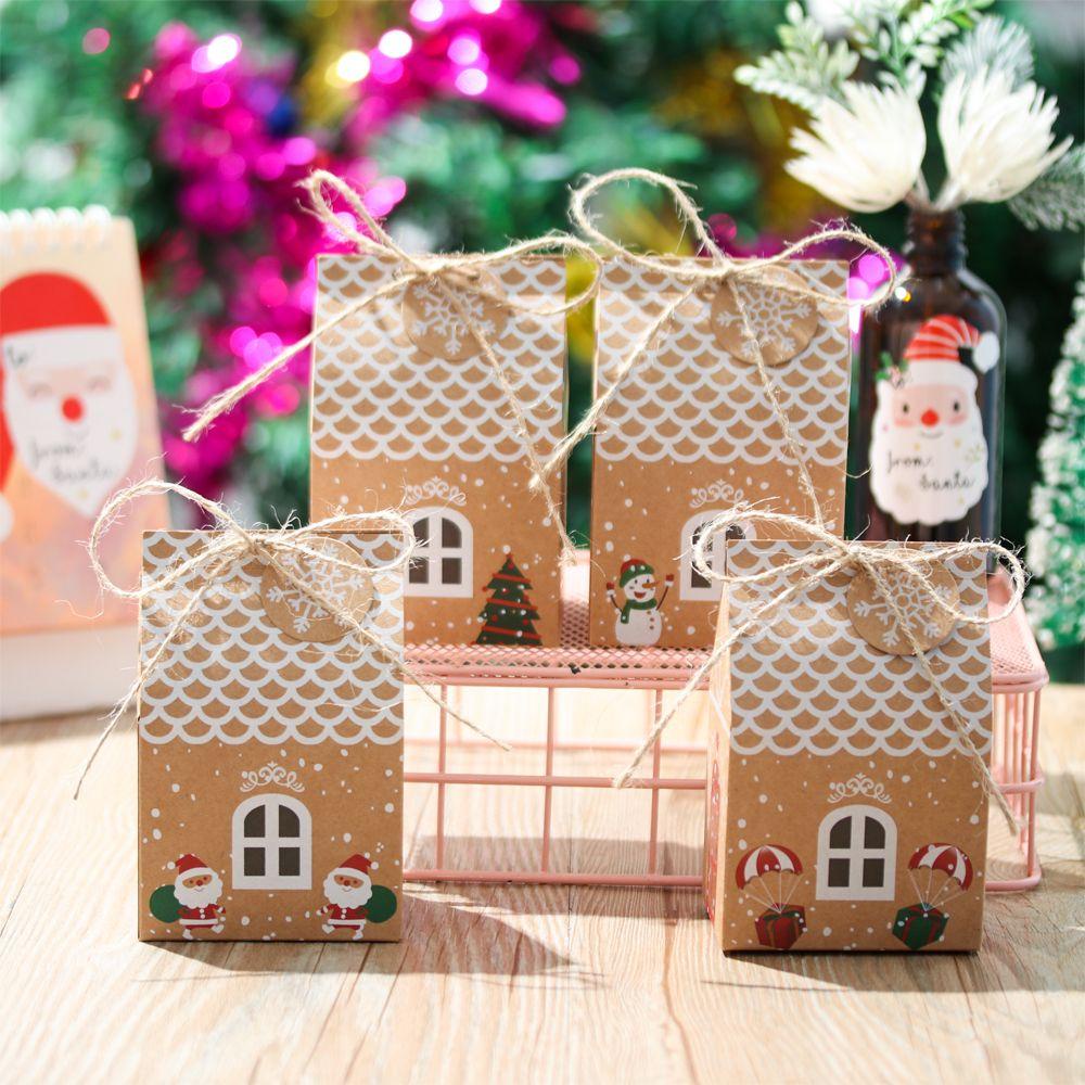 Set 24 Túi Giấy Đựng Kẹo / Quà Tặng Kèm Nhãn Dán Tiện Dụng