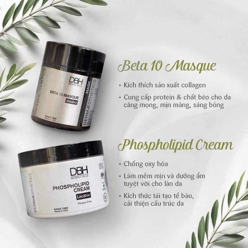 Peel da trẻ hoá tái sinh DBH BETA 10 PEEL MASK - Chính hãng