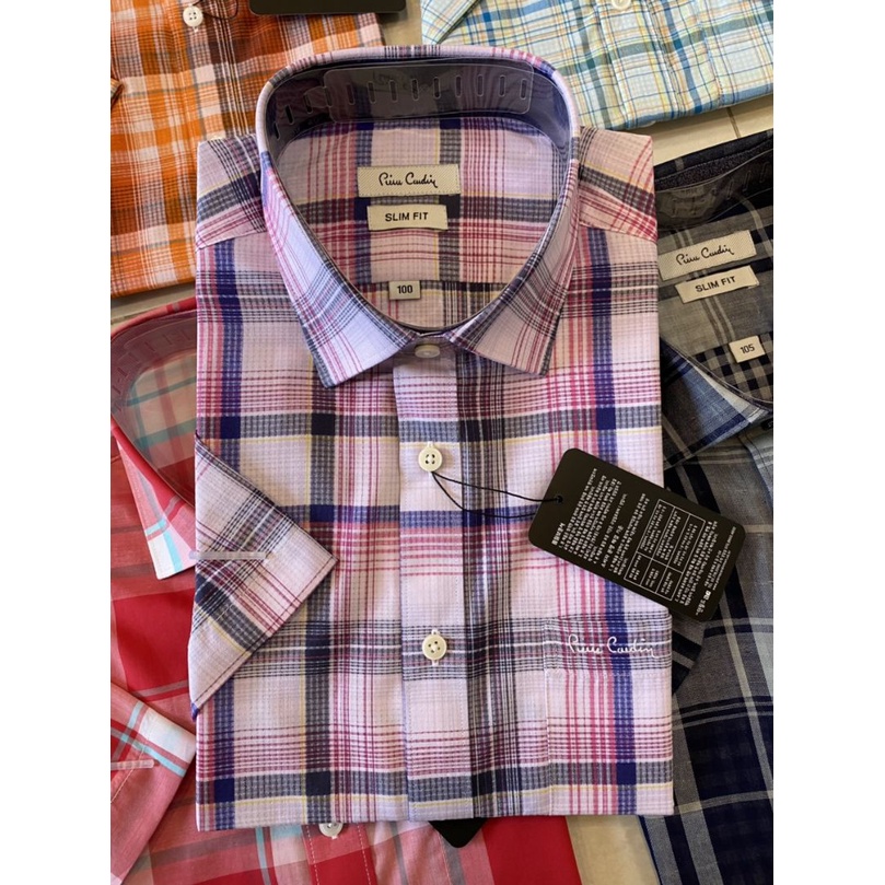 Áo Sơ Mi Ngắn Tay Nam PIERRE CARDIN Xuất Hàn