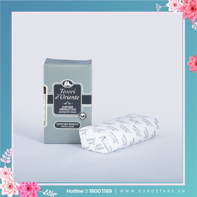 [Nhập MYPHMP3 giảm giá sốc] Xà phòng nước hoa Tesori d'Oriente White Musk 200g - Nhập khẩu Italya 100% | BigBuy360 - bigbuy360.vn