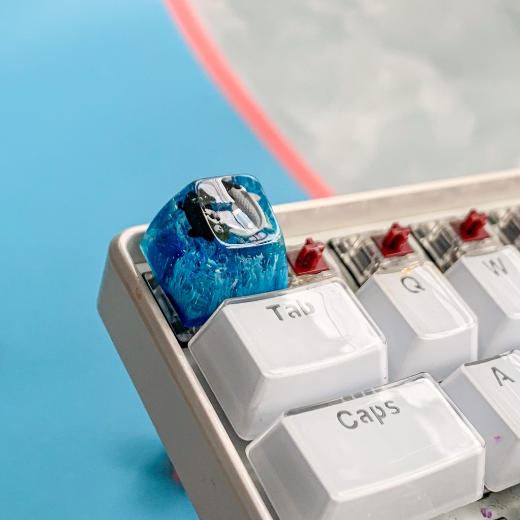 Nút bàn phím cơ máy tính - Artisan keycap - Koi Keycap