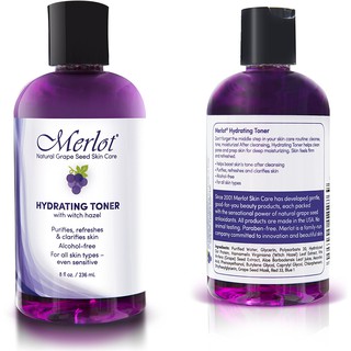 Nước hoa hồng Merlot Hydrating Toner 236ml