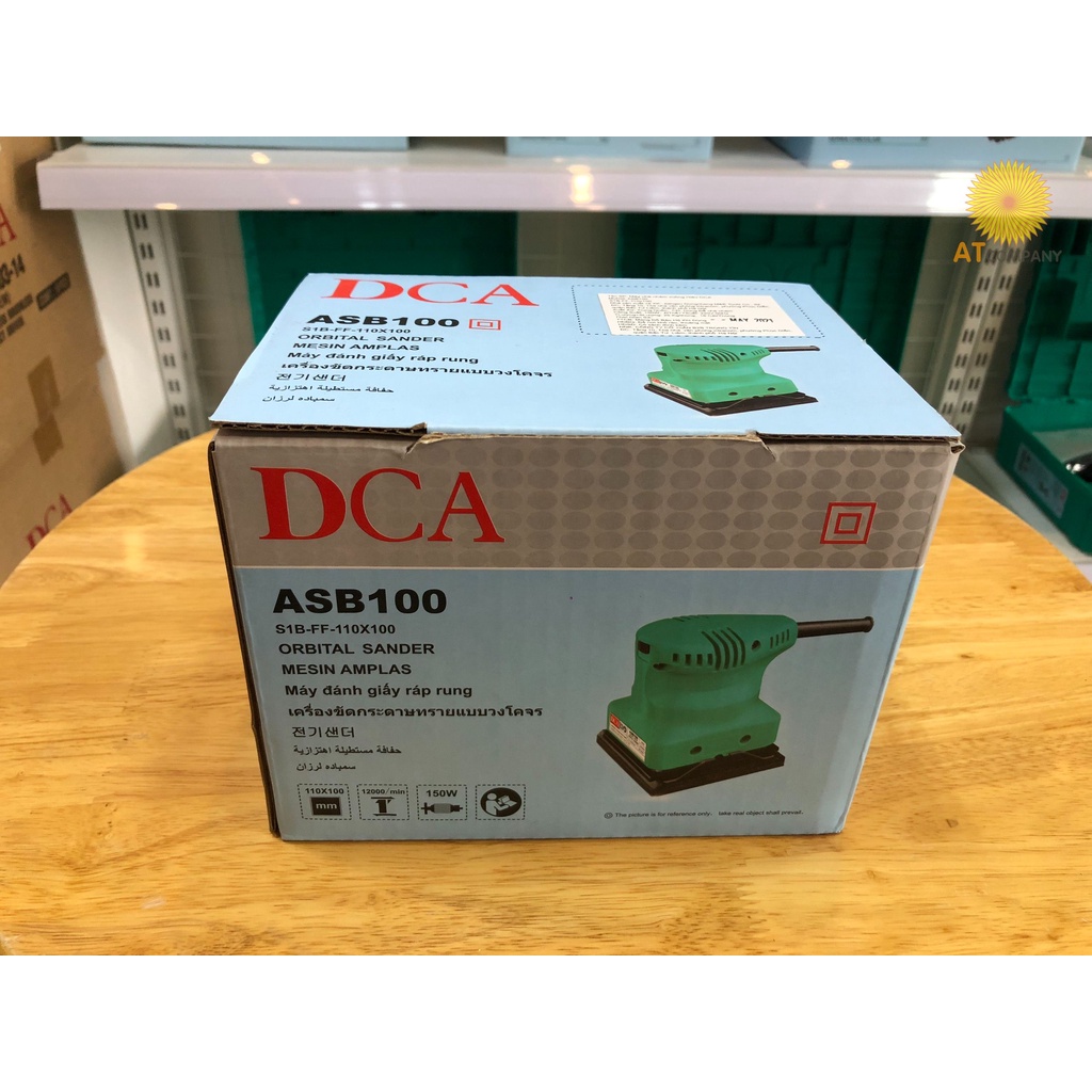 Máy chà nhám rung vuông DCA ASB100