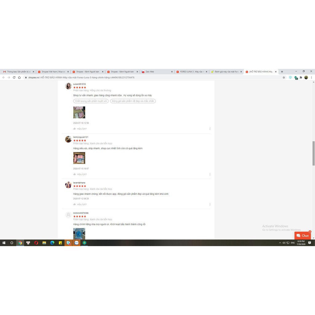 Máy rửa mặt Foreo Luna 3 chính hãng - hỗ trợ bảo hành | BigBuy360 - bigbuy360.vn