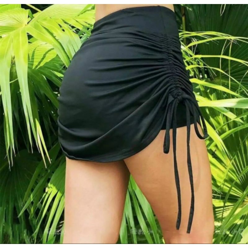 Chân váy body rút dây 2 bên có quần trong