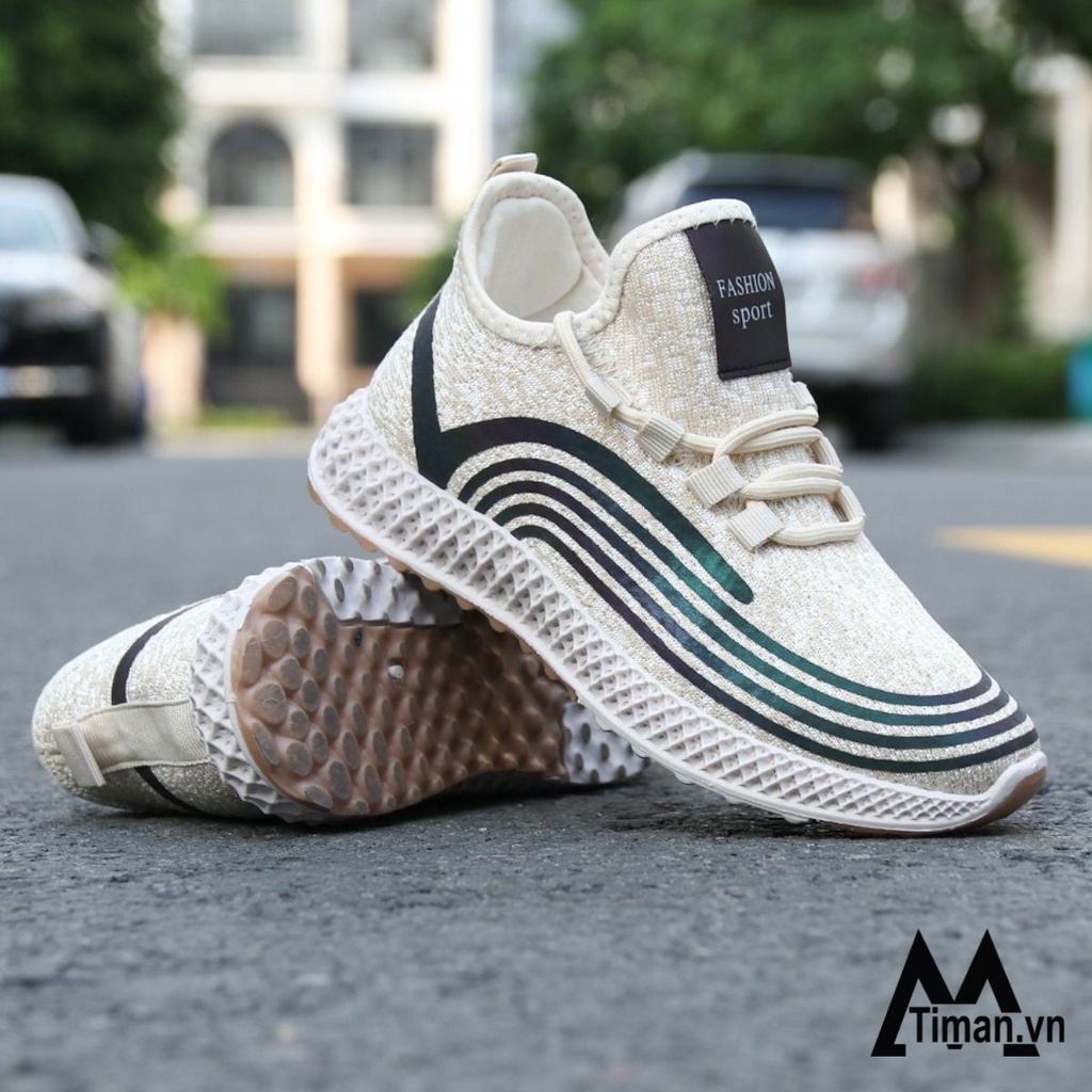 Giày thể thao nữ, sneaker TIMAN HT02 thời trang chống trượt bảo hành 1 năm