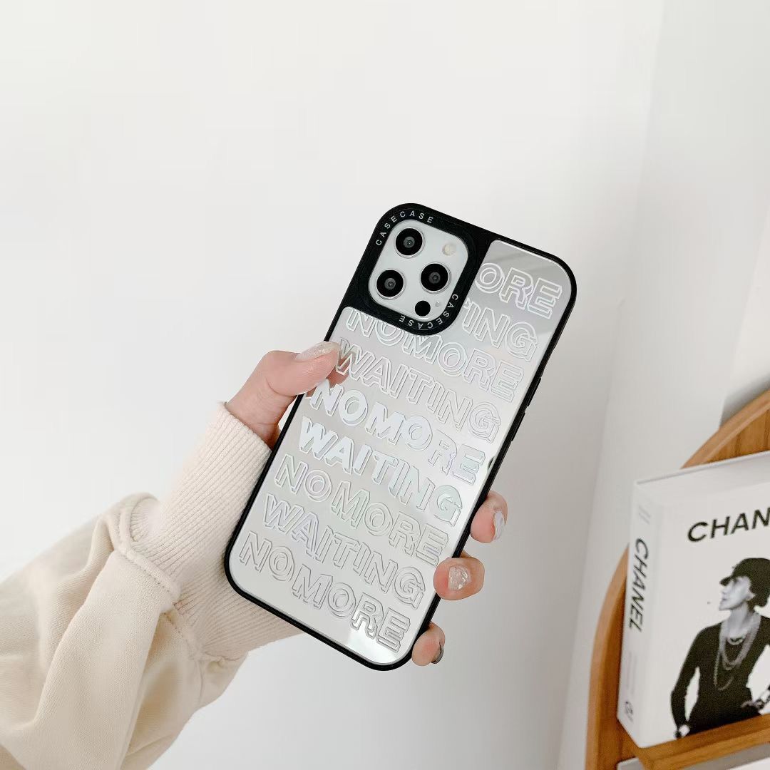Ốp điện thoại Silicon bảo vệ camera chống sốc mặt gương cho IPHONE 12PRO MAX 12MINI 11PRO MAX XS MAX XR SE 2020 7 8 | BigBuy360 - bigbuy360.vn