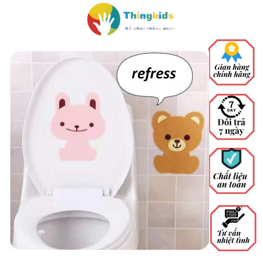 Tấm dán khử mùi nhà vệ sinh, khử mùi bồn cầu - Thingkids