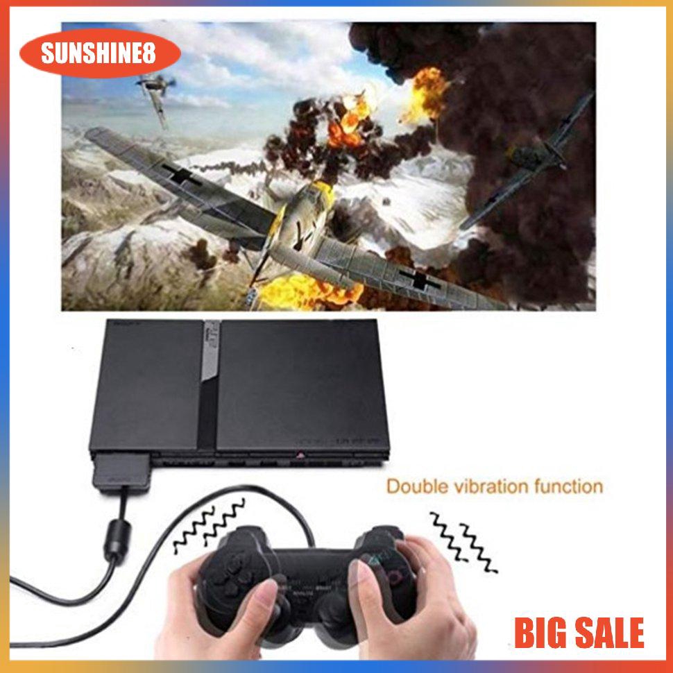 Tay cầm chơi game Thích hợp cho bộ điều khiển trò chơi Sony PS2 / tay cầm trò chơi ps2 / tay cầm rung kép  có dây PC, Laptop full skill all Game