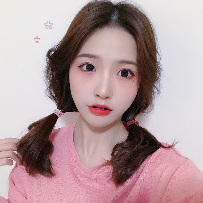 Dây Buộc Tóc Co Dãn Trang Trí Hoa Xinh Xắn Cho Nữ B507