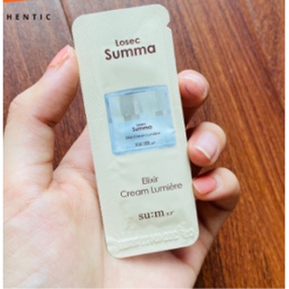 Kem dưỡng trắng, làm sáng da, chống lão hoá cao cấp Su:m37 Losec Summa Elixir Cream Lumiere 1ml - Hàn Quốc