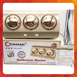 Đèn sưởi nhà tắm CAMAC (2,3 Bóng), Kiểu dáng đẹp, chống lóa, bảo hành 24 Tháng