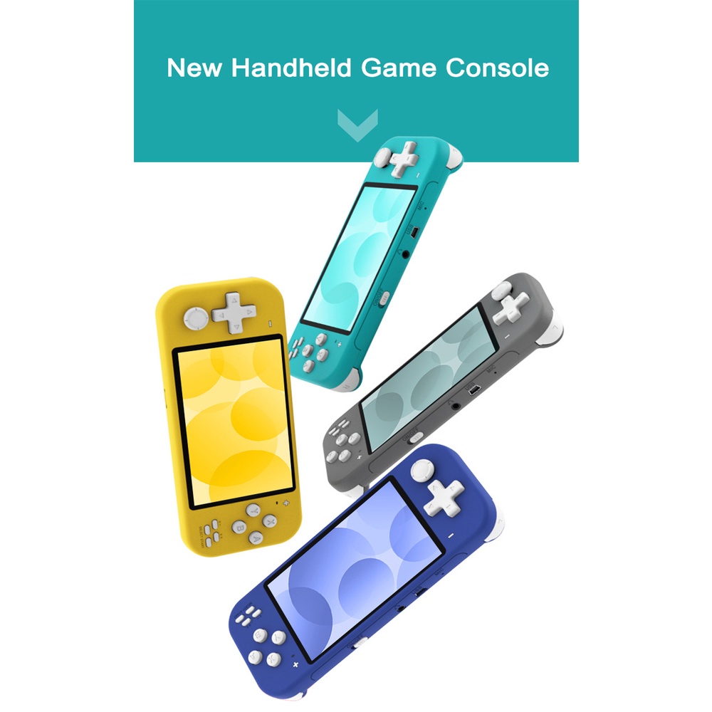 Máy chơi game cầm tay 4.3 inch IPS X20mini tích hợp 3500 trò thẻ nhớ 8G Pin 2500mAh