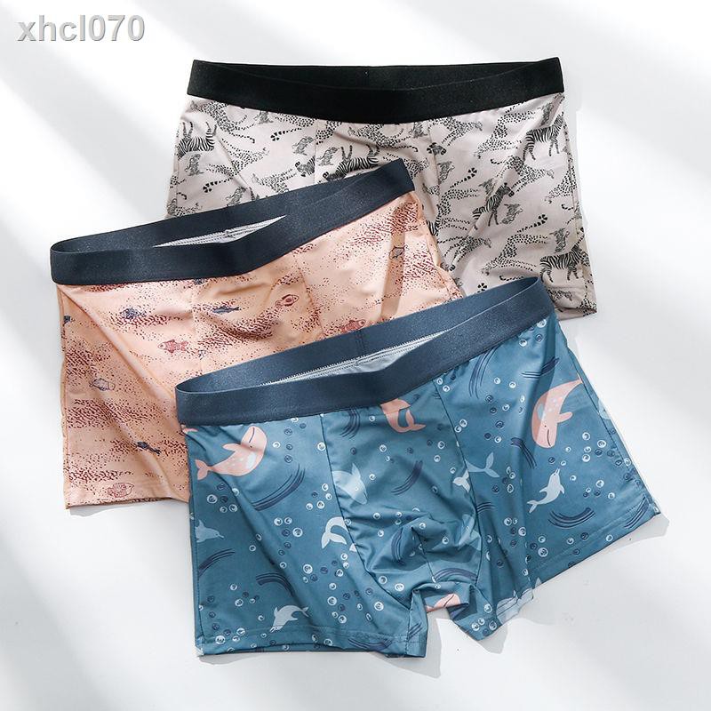 □Quần Lót Boxer Thoáng Khí Thời Trang Mùa Hè Cho Nam