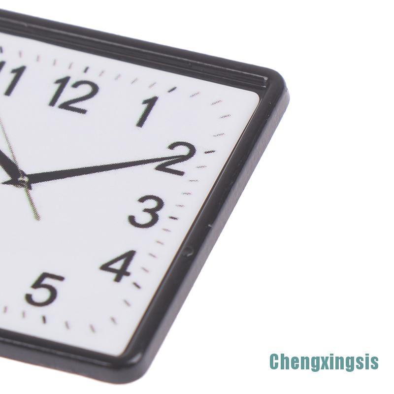 Đồng Hồ Treo Tường Mini Tỉ Lệ 1: 12 Dùng Để Trang Trí Nhà Búp Bê