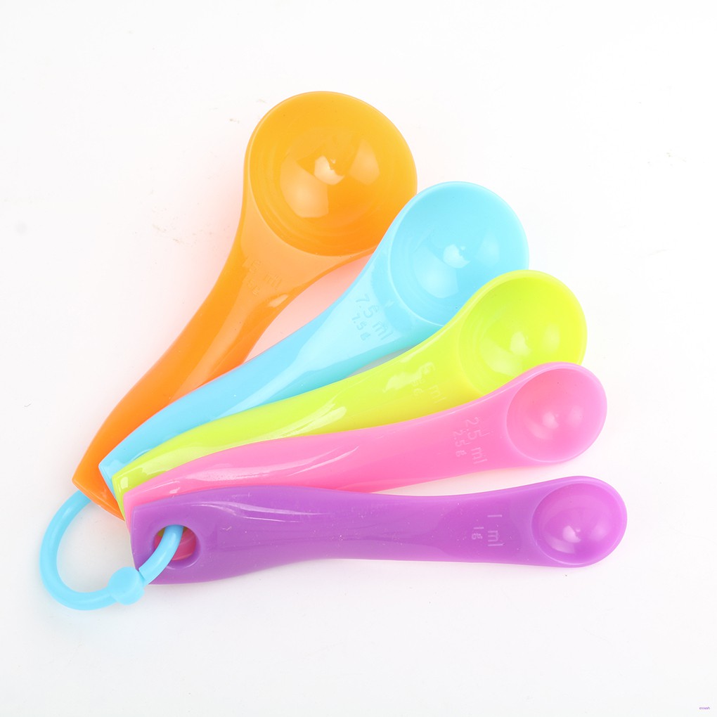 Bộ 5 Muỗng Đo Lường Làm Bánh Làm Từ Nhựa