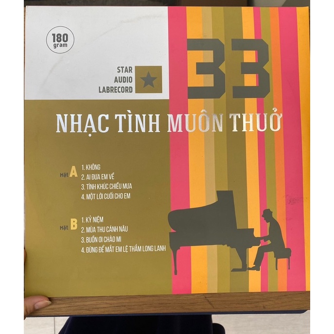 LP- Nhạc tình muôn thuở đĩa than những bản hoà tấu huyền thoại Việt