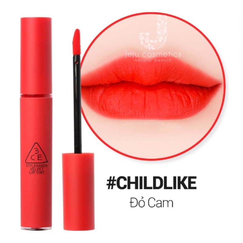 Son 3ce ba tông màu Macarou red,Childlike,SimpySpeaking (Chính Hãng)