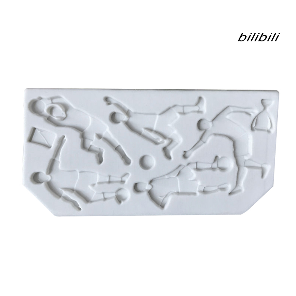 Khuôn làm bánh kẹo bằng silicon phong cách đá bóng thể thao