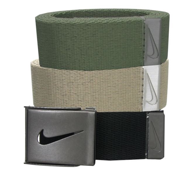 Set 3 thắt lưng Nike golf chất liệu dù Authentic